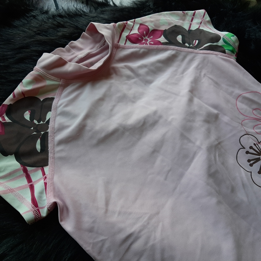 Pink L.L. Bean Girls Rashguard - Picture 6 of 8